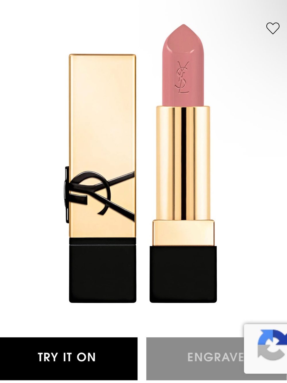 Yves Saint Laurent (YSL) Rouge Pur Couture Satin Lipstick — Dusty Rose Mini Size